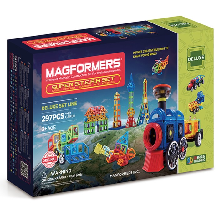 Магнитный конструктор MAGFORMERS Super Steam set