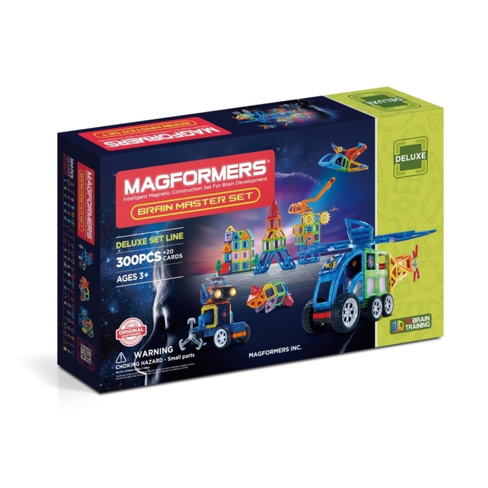 Магнитный конструктор MAGFORMERS Brain Master set