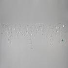 Гирлянда «Бахрома» 1.8 × 0.5 м с насадками «Ёжики», IP20, прозрачная нить, 48 LED, свечение мульти (RG/RB), мигание, 220 В 3556862