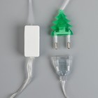 Гирлянда «Бахрома» 1.8 × 0.5 м с насадками «Звёзды», IP20, прозрачная нить, 48 LED, свечение мульти (RG/RB), мигание, 220 В 3556863