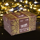 Гирлянда «Нить» 10 м, IP44, УМС, тёмная нить, 100 LED, свечение тёплое белое, мерцание белым, 220 В 3584089