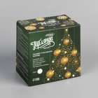 Гирлянда «Занавес» 2.5 × 0.65 м с насадками «Капли», IP20, прозрачная нить, 50 LED, свечение белое, 8 режимов, 220 В 3612411