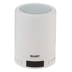 Портативная колонка Blast BAS-860, BT, 5 Вт, FM, микрофон, 1200 мАч, белая 3953319