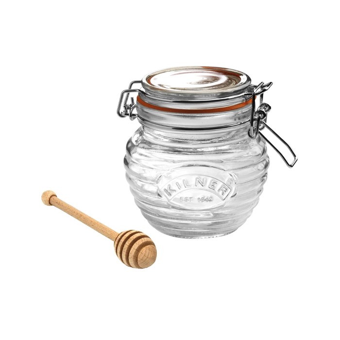 Банка Kilner, Clip Top, с ложкой для мёда, 400 мл