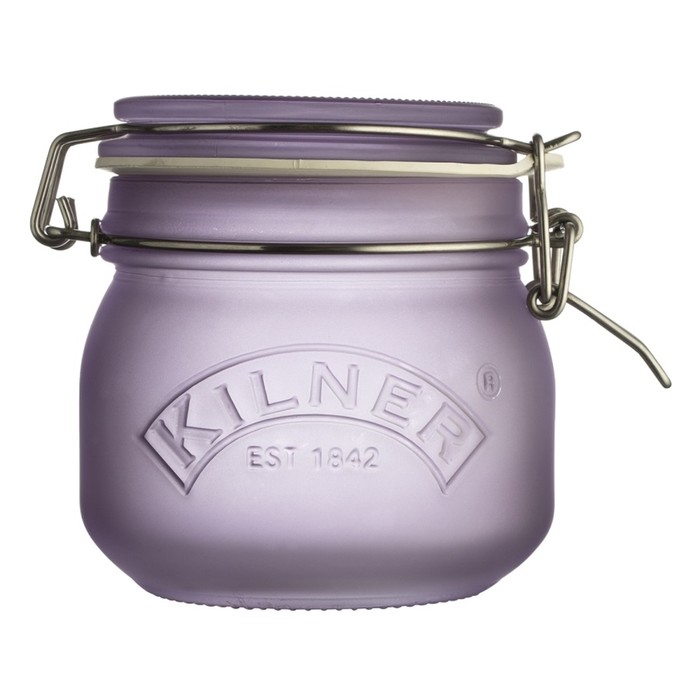 Банка для хранения Kilner, Clip Top, 500 мл, сиреневая