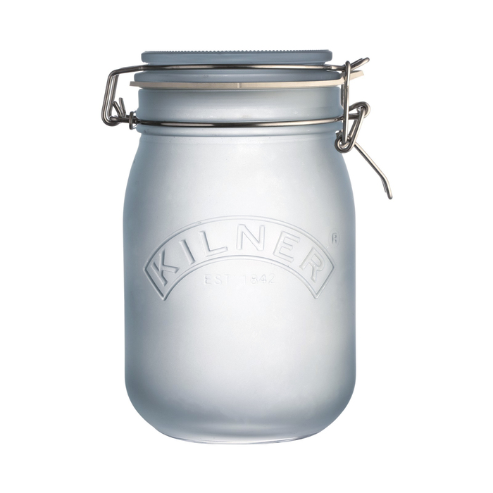 Банка для хранения Kilner, Clip Top, 1 л, голубая