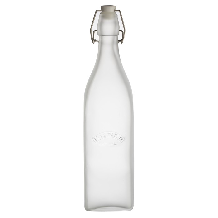 Бутылка Kilner Clip Top, 1 л, белая