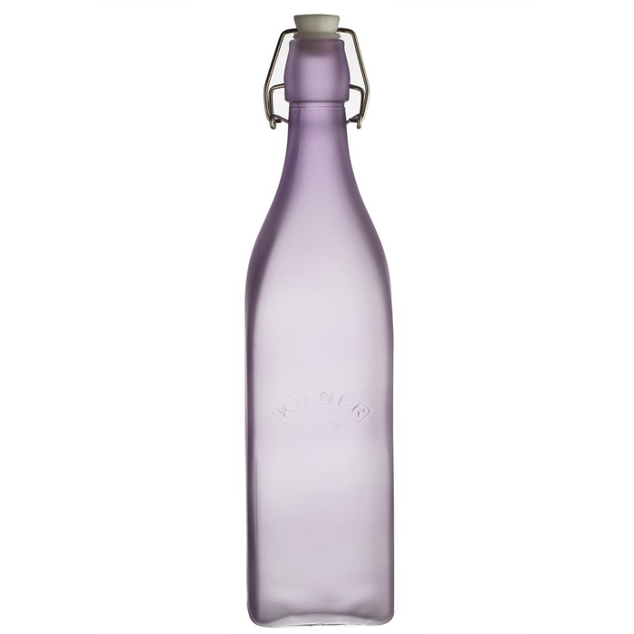 Бутылка Kilner Clip Top, 1 л, сиреневая