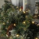 Гирлянда «Нить» 10 м, IP44, тёмная нить, 100 LED, свечение тёплое белое, 8 режимов, 220 В 3584133