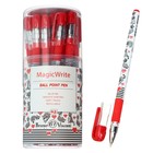 Ручка шариковая MagicWrite "Еноты.Сердечки", узел 0.5 мм, синие чернила 3979167 - фото 7068681