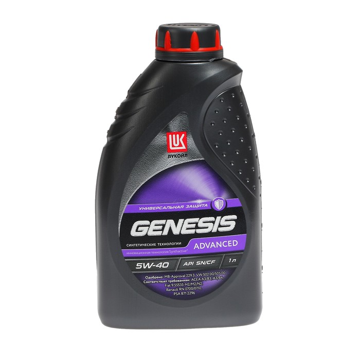 Масло моторное Лукойл Genesis Advanced 5W-40, 1 л