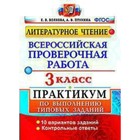 Литературное чтение. 3 класс. Всероссийская проверочная работа. Практикум по выполнению типовых заданий. 10 вариантов. Волкова Е. В., Птухина А. В. Литературное чтение. 3 класс. Всероссийская проверочная работа. Практикум по выполнению типовых заданий. 10 вариантов. Волкова Е. В., Птухина А. В.