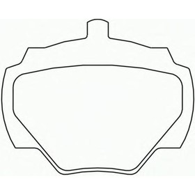 Колодки тормозные, комплект BREMBO P44001 3997732