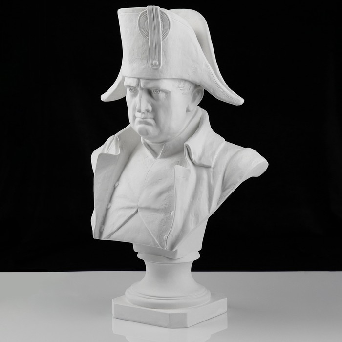 Гипсовая фигура, бюст Наполеона «Мастерская Экорше», 36 х 21 х 53 см