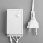 Гирлянда «Нить» 10 м, IP44, белая нить, 100 LED, свечение белое, 8 режимов, 220 В 3584135