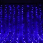 УЦЕНКА Гирлянда "Дождь" улич. УМС, Ш:2 м, В:6 м, Н.Т. LED-1500-220V, БЕЗ контр. СИНИЙ