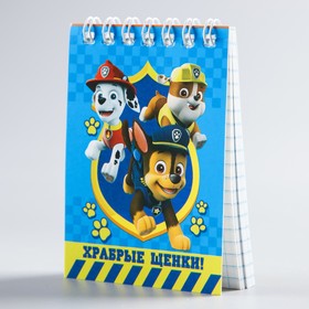 Щенячий патруль. Блокнот на гребне PAW PATROL "Храбрые щенки", 64 листа, А7 3667001