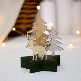 Новогодний декор с подсветкой «Лесной олень» в Донецке