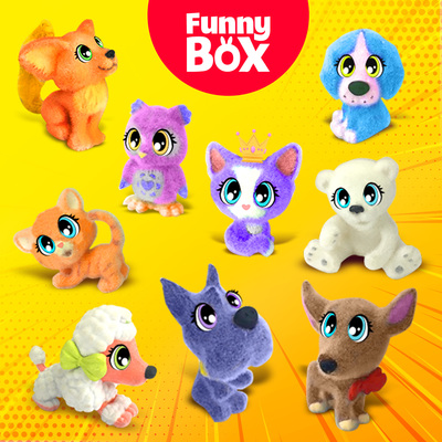 Funny box. Funny Box игрушки. SBOX микс зверята 2/зверята 3 игрушка в блистере 1/36. Игрушка фигурка SBOX пони. Фигурки из карточки пластик.