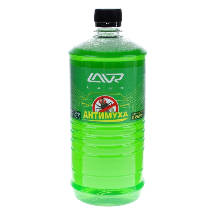 Омыватель стекол концентрат LAVR Green, 1 л, бутылка