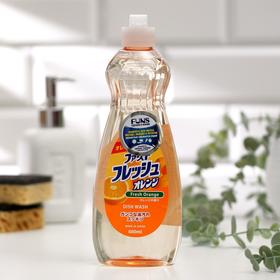 Жидкость для мытья посуды овощей и фруктов FUNS Свежий апельсин, 600 мл