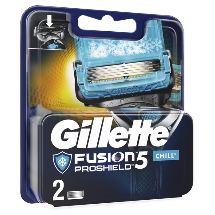 Сменные кассеты для бритья gillette жиллет fusion 4 штуки