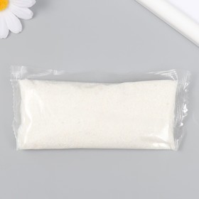 Песок цветной в пакете "Белый" 100 гр