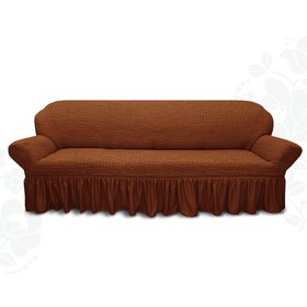 Чехол для мягкой мебели диван 3-х местный 6057, трикотаж, 100% п/э