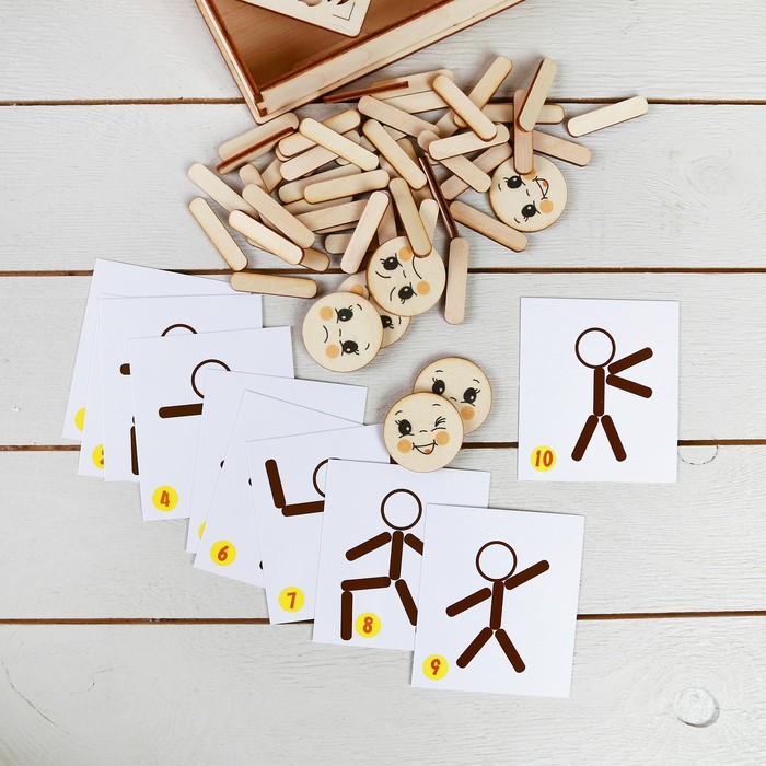 Мозаика из палочек «Человечки» 3976135, П705