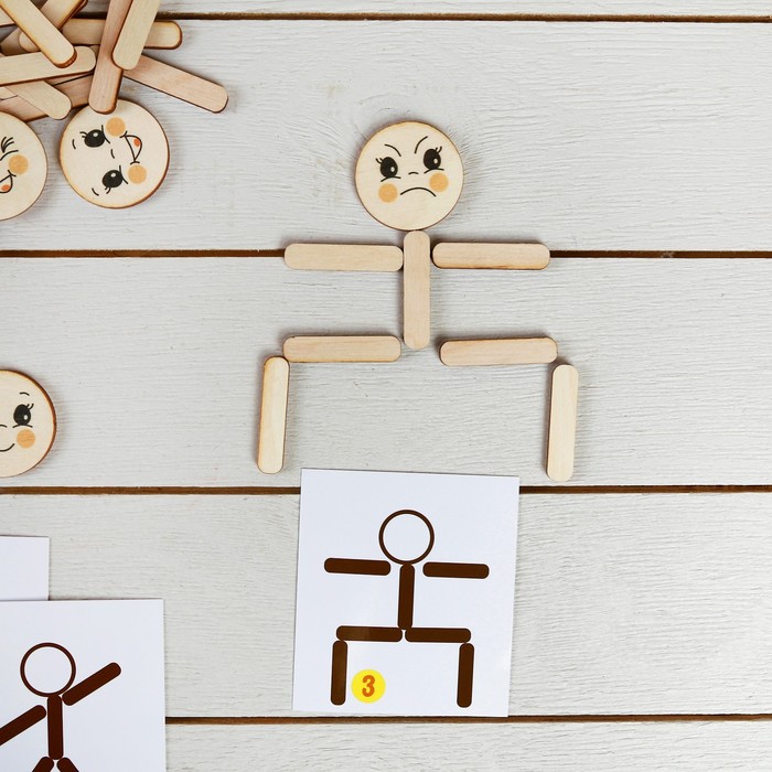 Мозаика из палочек «Человечки» 3976135, П705