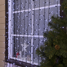 Гирлянда "Занавес" уличная, УМС, 2 х 6 м, каучук, 3W LED(IP65-M)-1440-220V, нить тёмная, свечение белое Гирлянда "Занавес" уличная, УМС, 2 х 6 м, каучук, 3W LED(IP65-M)-1440-220V, нить тёмная, свечение белое