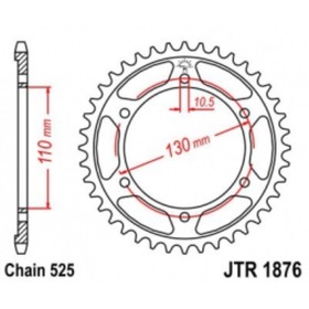 Звезда ведомая, JT sprockets R1876-45 4033344