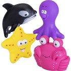 Набор игрушек для ванны «Морские животные», 4 шт. - фото 7982355
