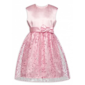 Платье для девочек, рост 110 см, цвет розовый
