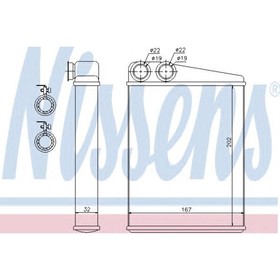 Радиатор отопителя NISSENS 72046 4030168