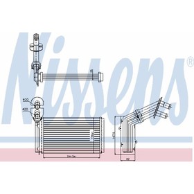 Радиатор отопителя NISSENS 73973 4030175