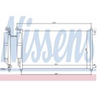 Радиатор кондиционера NISSENS 94621 4030245 - фото 82213