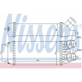 Радиатор кондиционера NISSENS 96613 4030306
