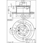 Диск тормозной BREMBO 08.7725.10 4040483 - фото 82595