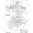 Диск тормозной BREMBO 09.5736.14 4040488 - фото 82596