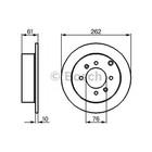Диск тормозной BOSCH 0986479125 4041208 - фото 82653