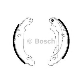 Колодки тормозные BOSCH 0986487556 4041259