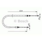 Трос, стояночная тормозная система BOSCH 1987482303 4041312 - фото 82667