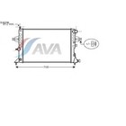 Радиатор системы охлаждения AVA QUALITY COOLING OLA2296 4042860 - фото 82703
