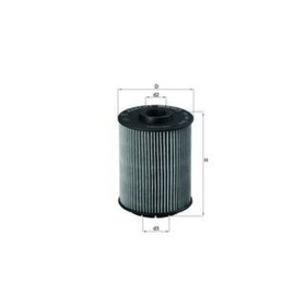 Фильтр масляный MAHLE ORIGINAL OX160D 4042880