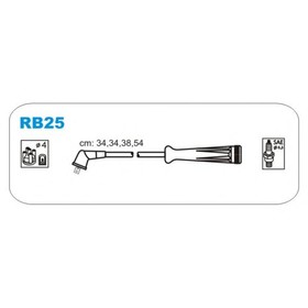 Провода высоковольтные JANMOR RB25 4043089