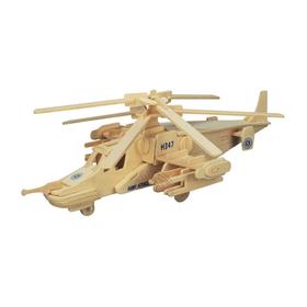 Сборная деревянная модель «Вертолёт Черная акула»