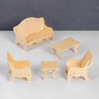Сборная деревянная модель «Мебель» - фото 7076908