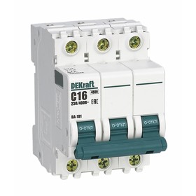 Switch automatic dekraft VA-101, 3P, 16 A, X-ka s, 4.5