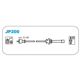 Провода высоковольтные JANMOR JP200 4042174